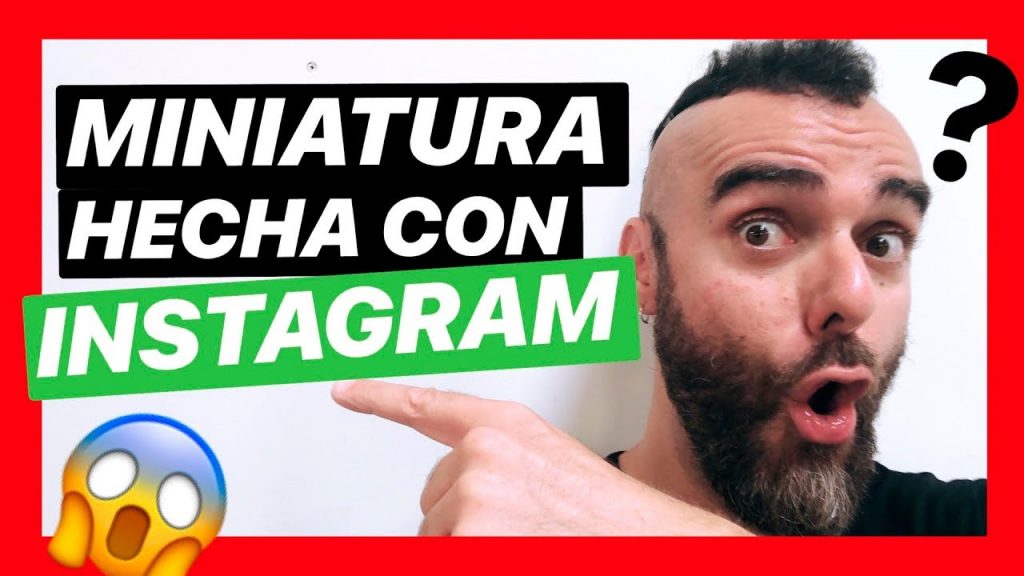 Cómo hacer Miniaturas para Youtube con Instagram y tu Móvil 📱 #5