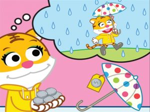 Plaza Sésamo ¡Juguemos y Crezcamos Juntos! - Cuentos - Cómic: El paraguas voló lejos